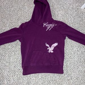 American Eagle purple sweatshirt